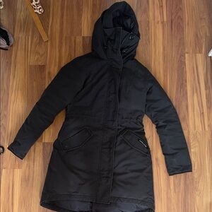Canada Goose Black Hooded Women's Puffer Parka